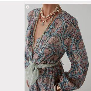 MAISON HOTEL Valentina Cotton Midi Dress size XL